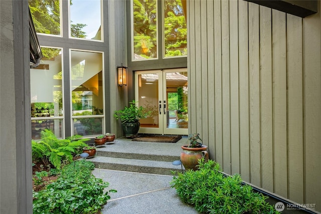 5419 Quail Run, Blaine, WA 98230 - view of exterior entry featuring french doors