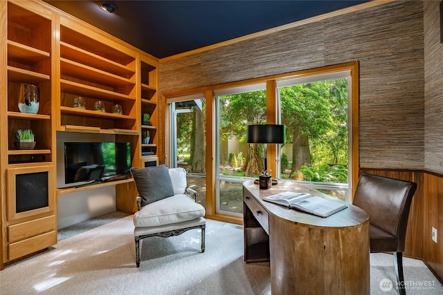 5419 Quail Run, Blaine, WA 98230 - carpeted office with plenty of natural light