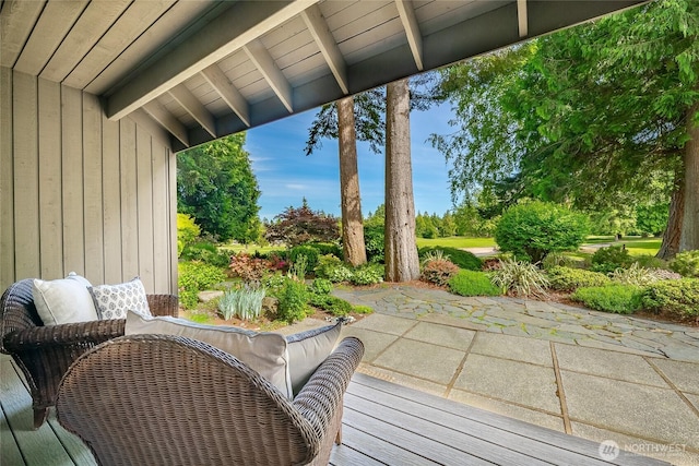 5419 Quail Run, Blaine, WA 98230 - wooden terrace with a patio