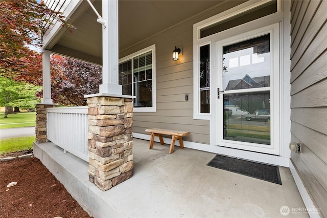 15315 91st Ave SE, Yelm, WA 98597 - doorway to property featuring a porch