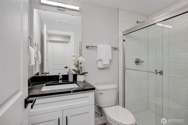 6726 NE 187th St Unit 102, Kenmore, WA 98028 - bathroom with vanity and a shower stall
