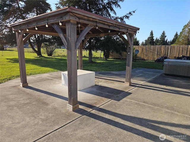 20025 Carper Rd SW, Rochester, WA 98579 - view of patio featuring a gazebo