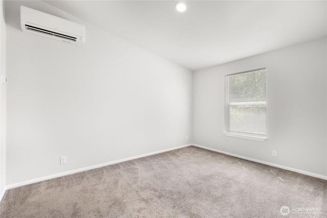 133 Broad St W, Bremerton, WA 98312 - carpeted spare room with a wall unit AC and recessed lighting