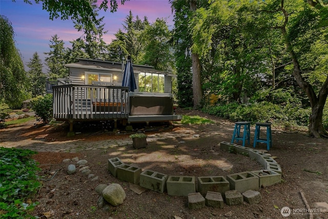10008 50th Pl W, Mukilteo, WA 98275 - back of house featuring a deck