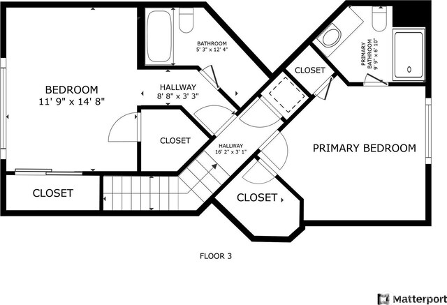 7321 47th Ave SW Unit B, Seattle, WA 98136 - floor plan / room layout