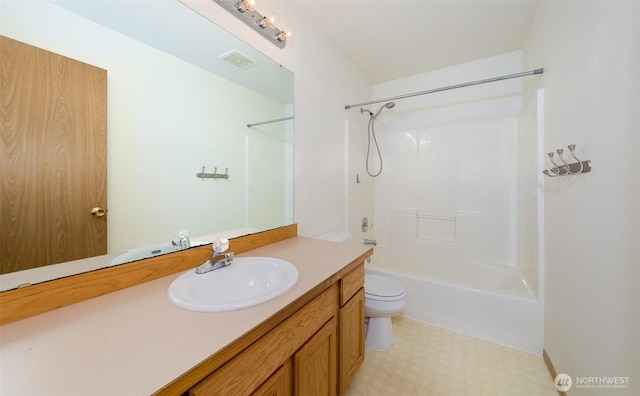 2715 99th Ave NE, Lake Stevens, WA 98258 - full bath with vanity, tile patterned floors, and shower / tub combination