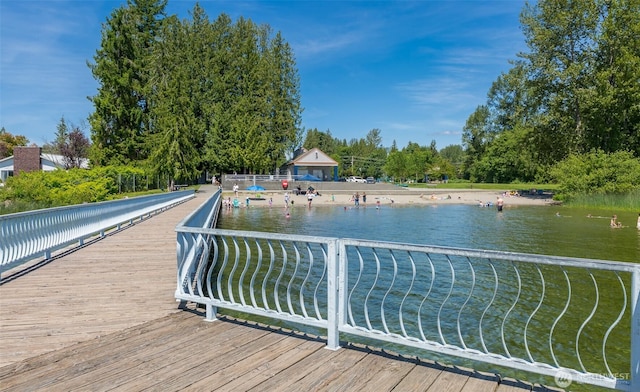 2715 99th Ave NE, Lake Stevens, WA 98258 - wooden terrace featuring a water view