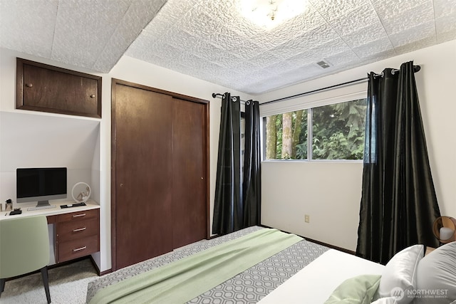 4012 NE 197th St, Lake Forest Park, WA 98155 - bedroom with a closet, carpet flooring, and an office area