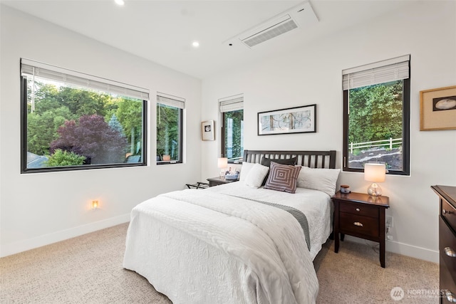 9418 165th Avenue Ct SW, Longbranch, WA 98351 - bedroom featuring carpet floors, multiple windows, and recessed lighting