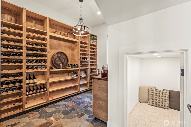 9418 165th Avenue Ct SW, Longbranch, WA 98351 - wine cellar featuring recessed lighting