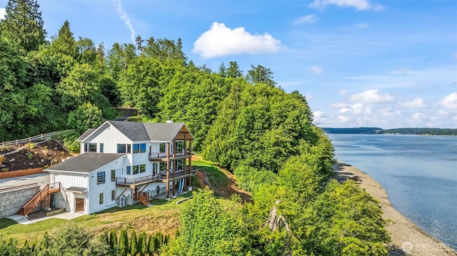 9418 165th Avenue Ct SW, Longbranch, WA 98351 - view from above of property featuring a large body of water