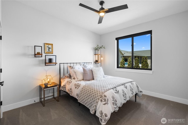 204 Moon River Vw SW, Mattawa, WA 99349 - carpeted bedroom with baseboards and ceiling fan