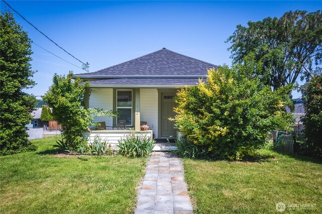 1612 7th St, Anacortes, WA 98221 - view of front of property featuring a shingled roof and a porch