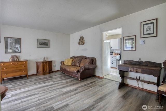 401 Draconis Ave SE, Ocean Shores, WA 98569 - living area featuring wood finished floors