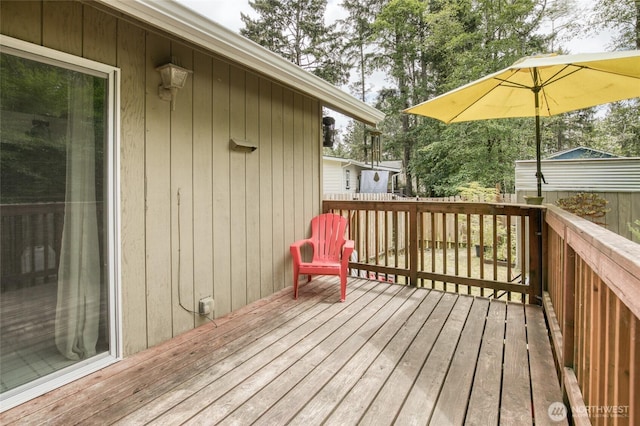 401 Draconis Ave SE, Ocean Shores, WA 98569 - view of wooden terrace