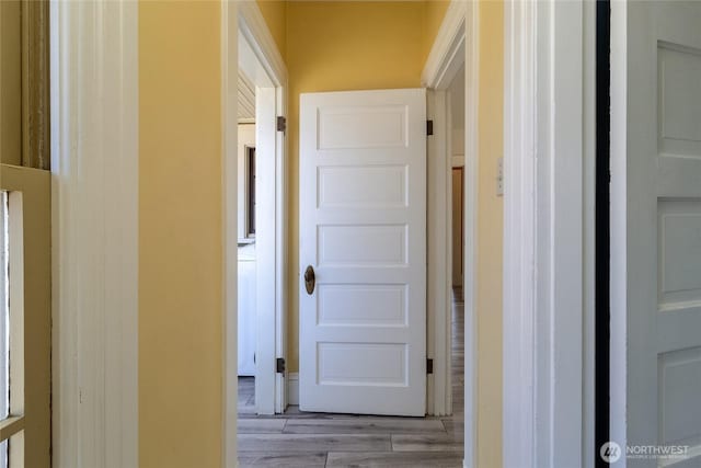 244 Marcus St, Walla Walla, WA 99362 - hallway featuring light wood-style floors