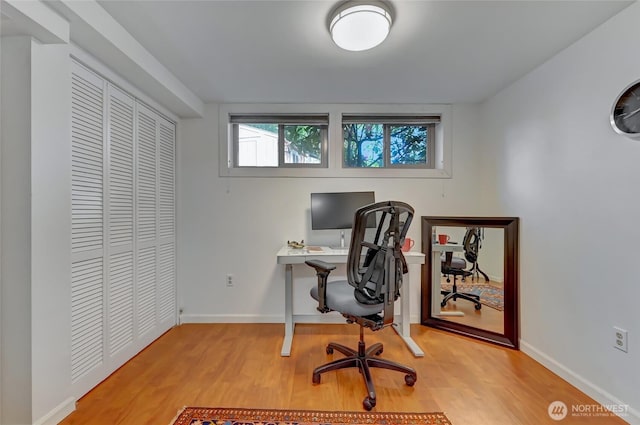 10825 Marine View Dr SW, Seattle, WA 98146 - office space with light wood-style floors and baseboards