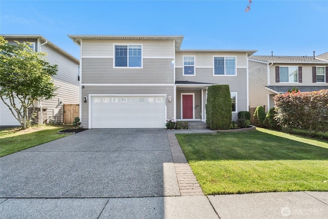 15503 39th Ave SE, Bothell, WA 98012 - traditional-style house featuring driveway, a garage, and a front lawn