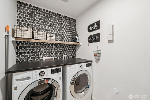 15503 39th Ave SE, Bothell, WA 98012 - laundry area featuring washing machine and clothes dryer