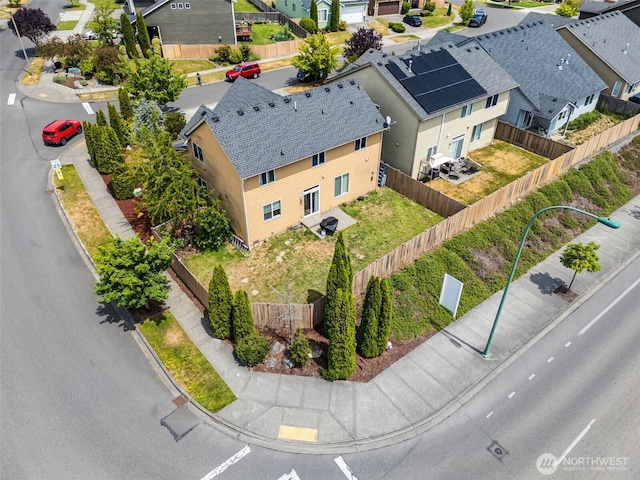 10089 Jensen Dr SE, Yelm, WA 98597 - aerial perspective of suburban area