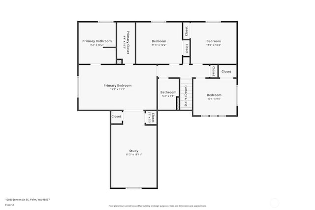 10089 Jensen Dr SE, Yelm, WA 98597 - view of room layout