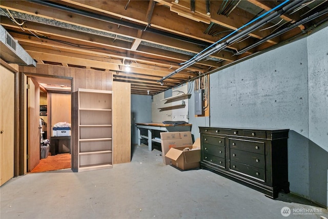 1101 Terrace Dr, Lynden, WA 98264 - unfinished below grade area featuring electric panel