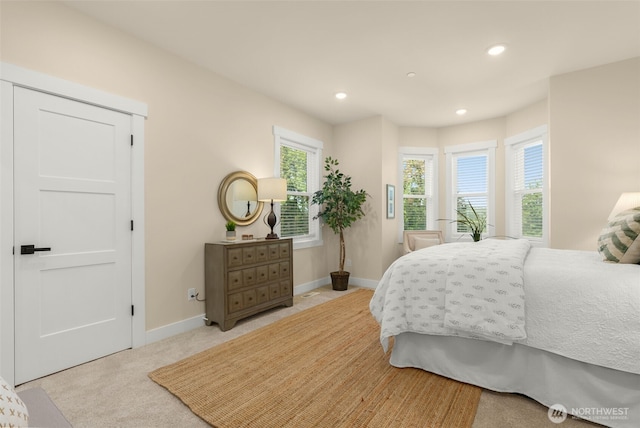 17765 25th Ave NE, Shoreline, WA 98155 - carpeted bedroom with recessed lighting and baseboards