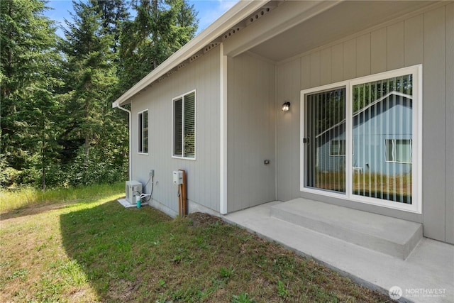 17621 Vine Ln SE, Yelm, WA 98597 - doorway to property featuring a yard