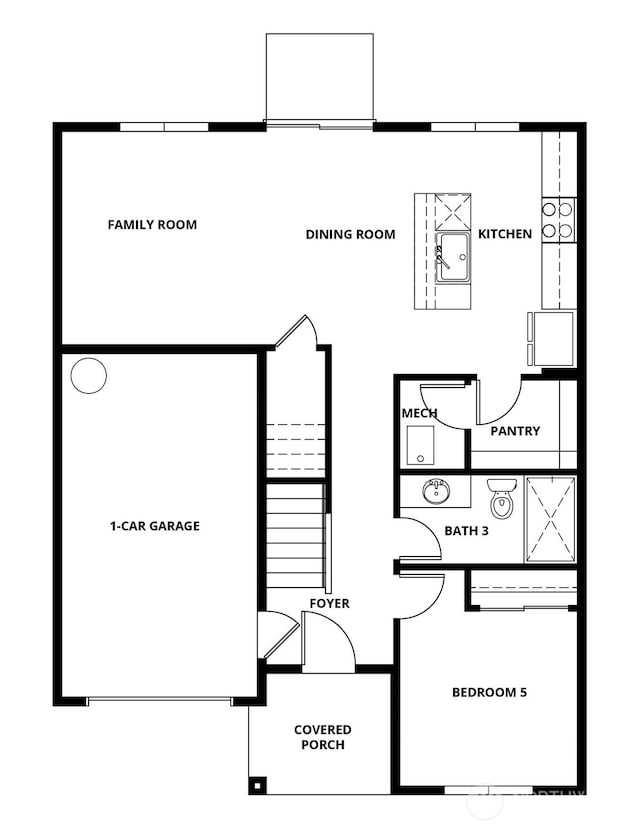 5305 E L St, Tacoma, WA 98404 - floor plan / room layout