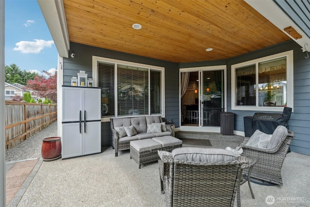 19409 90th Avenue Ct E, Graham, WA 98338 - view of patio / terrace featuring outdoor lounge area