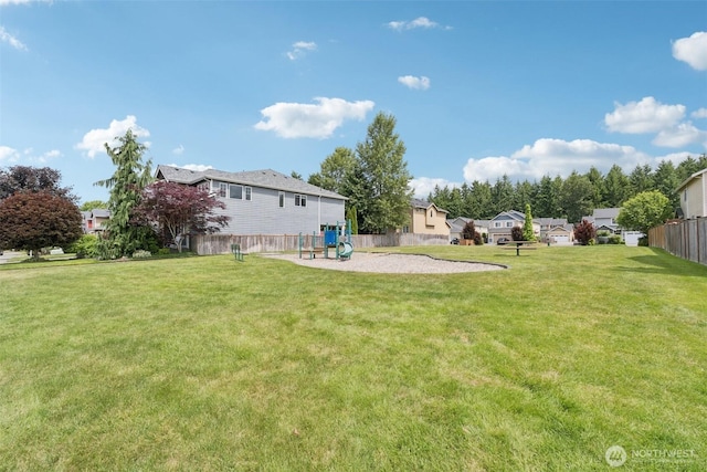 19409 90th Avenue Ct E, Graham, WA 98338 - view of yard featuring a playground and a residential view
