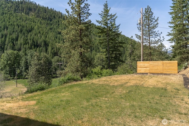 10642 Merry Canyon Rd, Leavenworth, WA 98820 - view of yard with a forest view