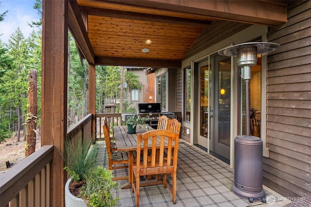 420 Black Nugget Ln, Cle Elum, WA 98922 - wooden terrace featuring outdoor dining space