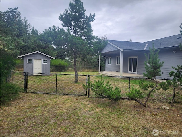 613 Aster Ct SE, Ocean Shores, WA 98569 - view of yard with a gate