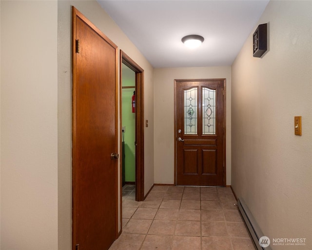 7823 Parker Rd, Sedro Woolley, WA 98284 - entryway featuring baseboard heating and light tile patterned flooring