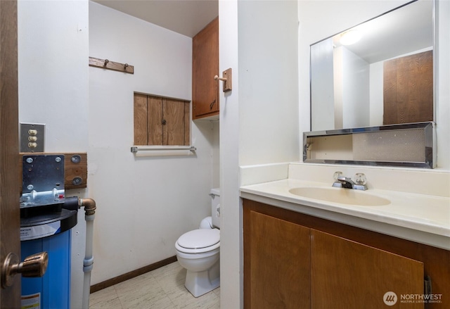 7823 Parker Rd, Sedro Woolley, WA 98284 - half bathroom featuring toilet and vanity