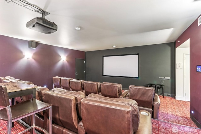 900 Lenora St Unit W106, Seattle, WA 98121 - cinema room with carpet flooring and baseboards