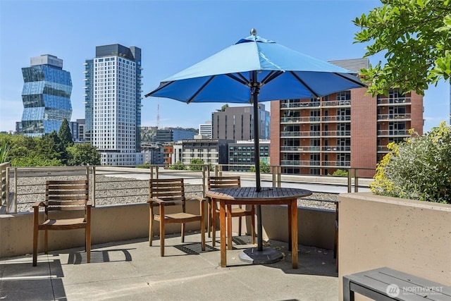 900 Lenora St Unit W106, Seattle, WA 98121 - balcony featuring a view of city