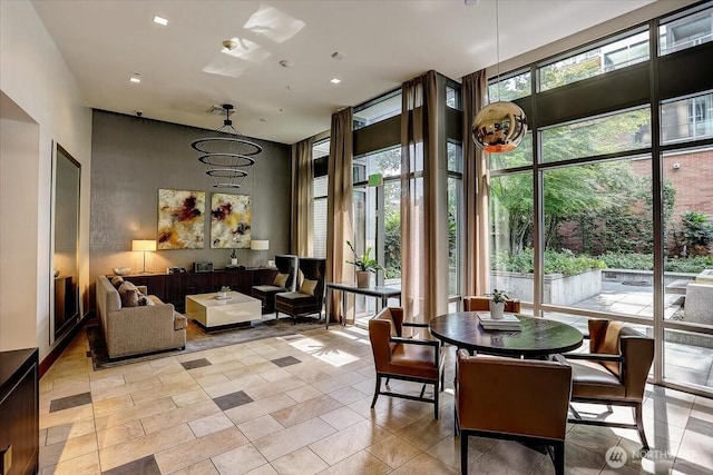 900 Lenora St Unit W106, Seattle, WA 98121 - building lobby with floor to ceiling windows