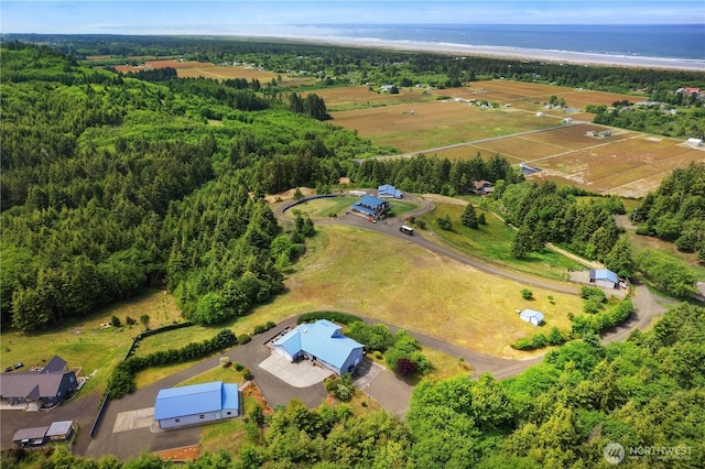 24 Jacalyn Ln, Grayland, WA 98547 - aerial view of a forest