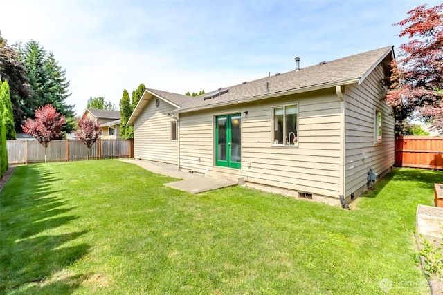 6002 35th Way SE, Auburn, WA 98092 - back of property with a fenced backyard and crawl space
