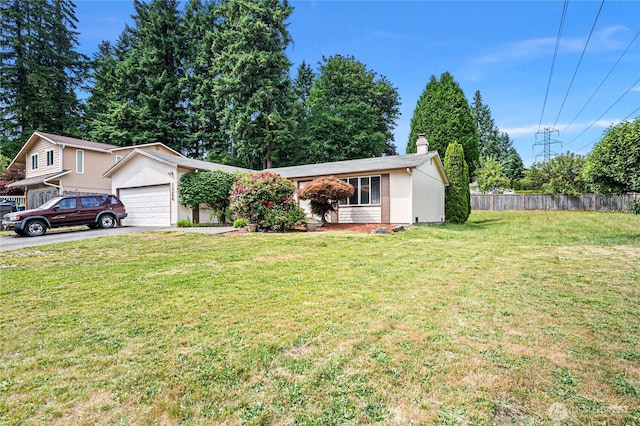 12244 NE 136th Pl, Kirkland, WA 98034 - single story home featuring asphalt driveway and a chimney