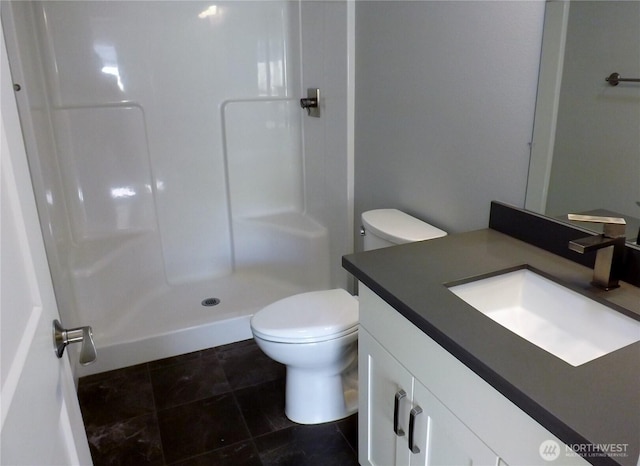 2568 Myra Pl, Langley, WA 98260 - bathroom with vanity and a shower