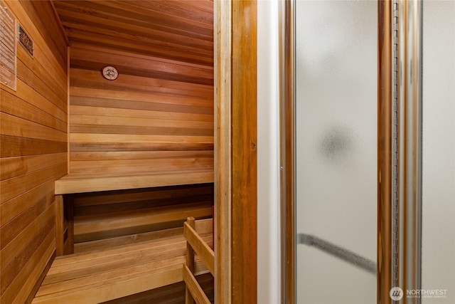 10500 Mt Baker Hwy Unit 905, Deming, WA 98244 - relaxing sauna with wood walls and wood ceiling