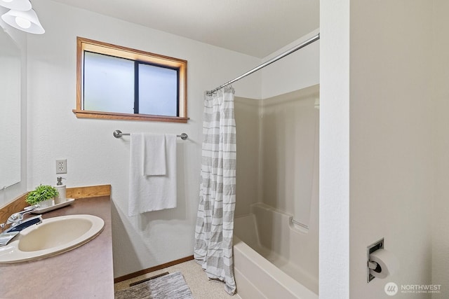 1443 U St, Port Townsend, WA 98368 - full bath featuring vanity and shower / bath combo