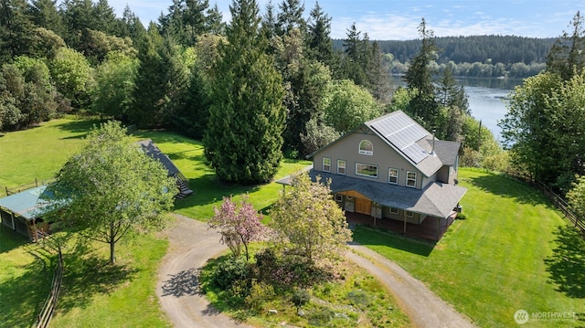 14502 45th St SW, Lakebay, WA 98349 - view of subject property featuring a heavily wooded area and a large body of water