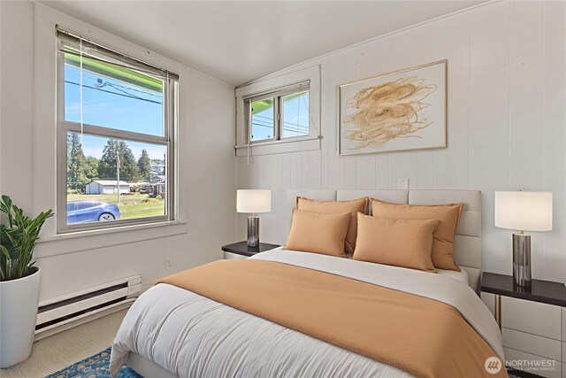 967 High Rd, Camano Island, WA 98282 - bedroom with baseboard heating
