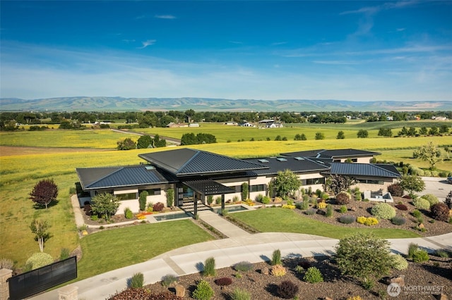 335 Brickwood Dr, Walla Walla, WA 99362 - aerial view of sparsely populated area with a mountainous background