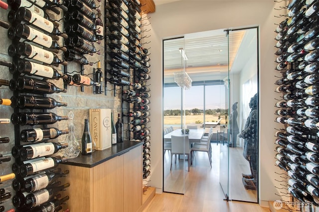 335 Brickwood Dr, Walla Walla, WA 99362 - wine area with light wood finished floors