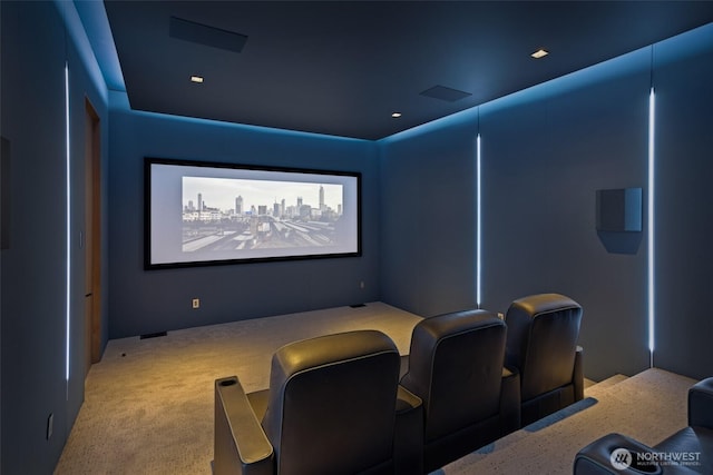 335 Brickwood Dr, Walla Walla, WA 99362 - view of carpeted cinema room
